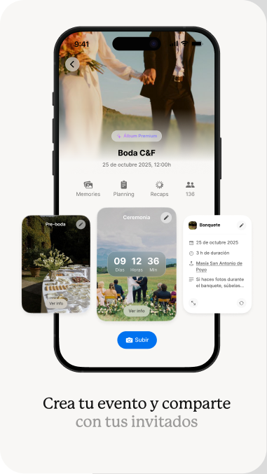 Pantalla de la app